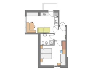 Appartement St. Ulrich in Gröden Grondplan 6