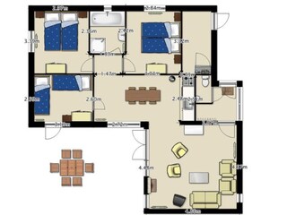 Vakantieappartement Den Haag Grondplan 29