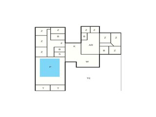 Vakantiehuis Bratten Strand Grondplan 3