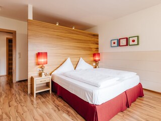 Schlafzimmer im Apartment Küchelberg