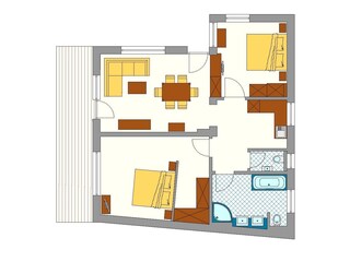 Appartamento Schenna Pianta del piano 14
