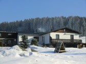 Winteransicht von Ferienhaus