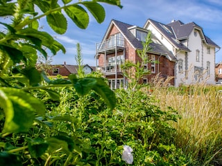 Außenansicht vom Garten aus