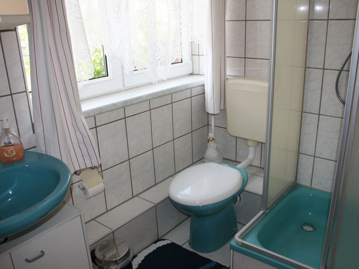 Badezimmer zu der Ferienwohnung