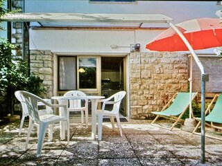 The terrace