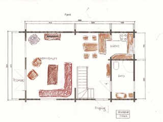 Casa per le vacanze Lur Pianta del piano 30