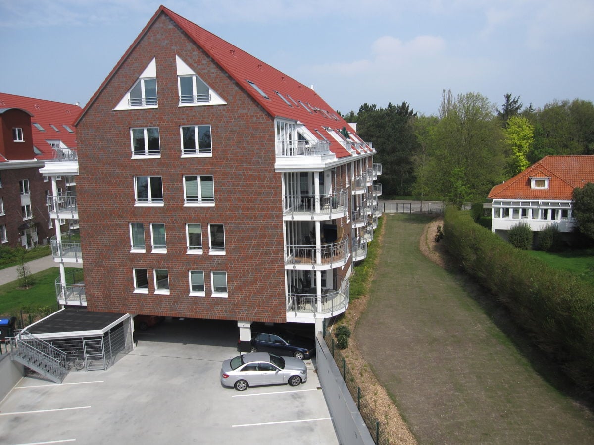 Südansicht auf Balkon (1. Etage)