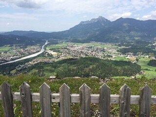 Blick von der Festung Ehrenberg a.d. Talkessel Reutte