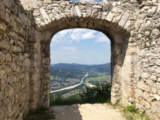 Schlosskopf Ehrenberg mit Blick auf den Lech