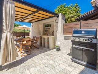 Casa de vacaciones Brzac Grabación al aire libre 14