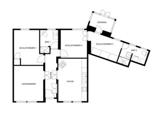 Vakantiehuis Grundlsee Grondplan 22