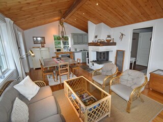 Wohnraum mit Kaminofen