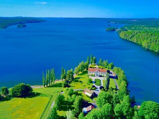 Panoramablick über den Gutshof "Ribbingshof"