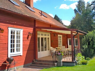 die überdachte Veranda