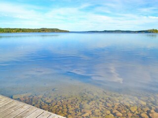 Blick über den riesigen See "Sommen"
