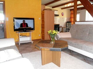 Ferienhaus Waren (Müritz) Wohnzimmer 6