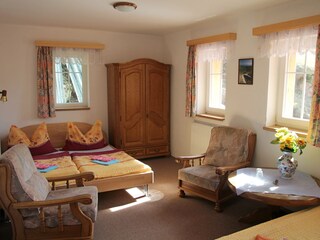 Family room with four beds