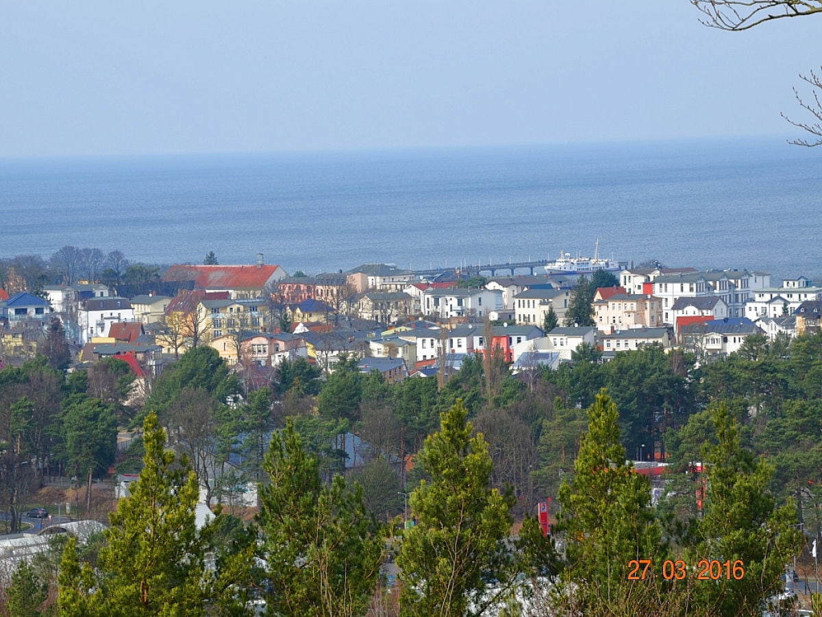 Blick vom Zirowberg auf das Seebad Ahlbeck