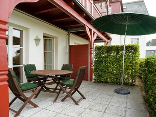 Blick auf die Terrasse