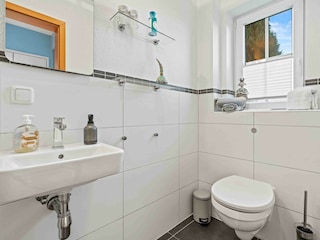 Gäste-WC im Erdgeschoss