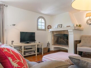 Living room and chimney