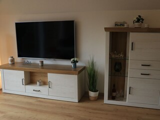 Wohnwand und TV