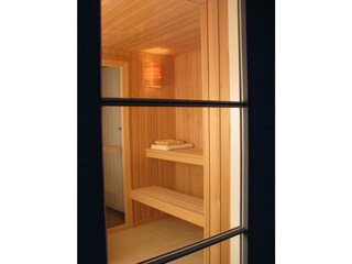 halbe Sauna von aussen