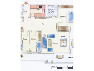 Appartamento per vacanze Immenstaad Pianta del piano 4