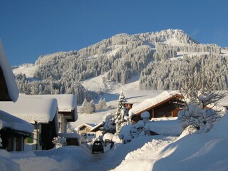Blick vom Balkon Winter