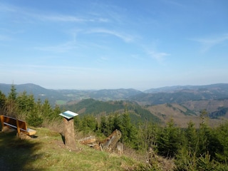 "Panoramablick Renchtal" am Schwarzwaldsteig