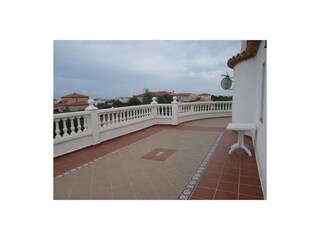 Obere Terrasse mit 30qm und Meerblic