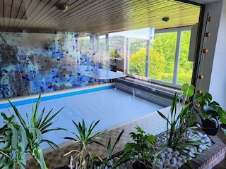 Blick vom Wohnzimmer