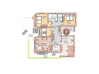 Appartamento per vacanze Vintl Pianta del piano 41