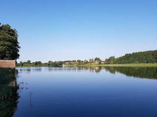 Blick vom Bootshaus nach Wustrow