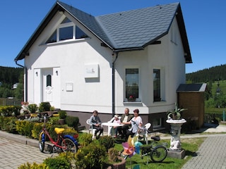 Ferienhaus im Sommer