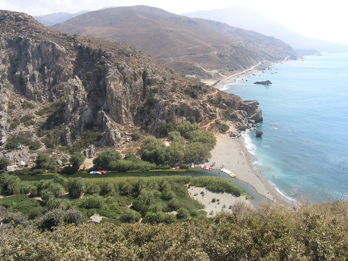 Palmenstrand von Preveli