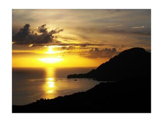 Sonnenuntergang über der Bucht vonPlakias