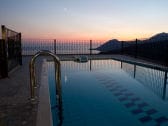 Villa Aretousa - stimmungsvoller Sonnenuntergang