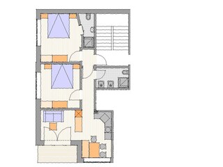 Vakantieappartement Schröcken Grondplan 6