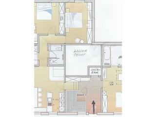 Vakantieappartement Schröcken Grondplan 40