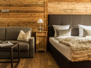 comfortably furnished bedroom