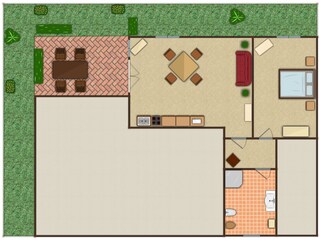 Appartement Terricciola Grondplan 21