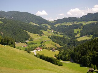 the unique panoramic view from the holiday home