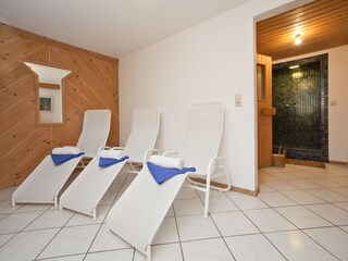 Sauna and relaxation room