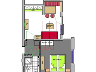 Appartamento per vacanze Mittelberg Pianta del piano 21