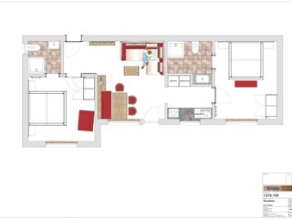 Vakantieappartement Mittelberg Grondplan 21