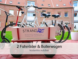 2 Fahrräder & Bollerwagen kostenlos nutzbar