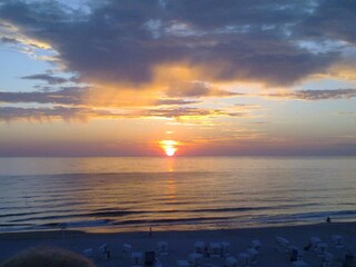 Sonnenuntergang am Weststrand
