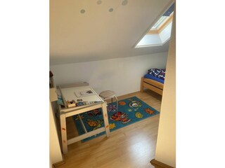 Kinderecke zum Malen und spielen