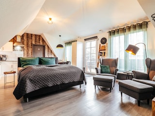 Wohn-und Schlafzimmer